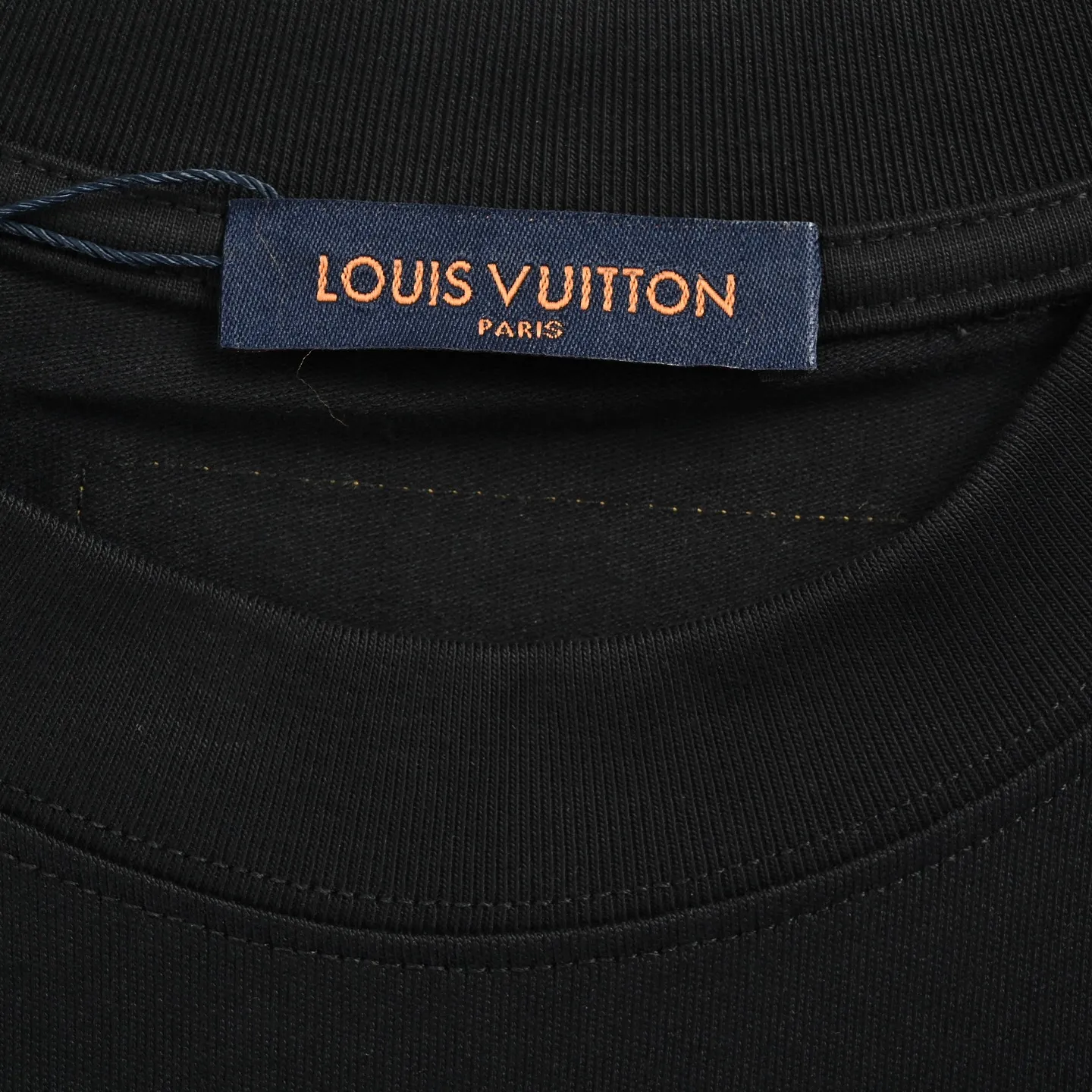 Louis Vuitton/Louis Vuitton 26ss floral initials embroidered round neck short sleeves